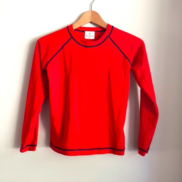 red long sleeve swimsuit